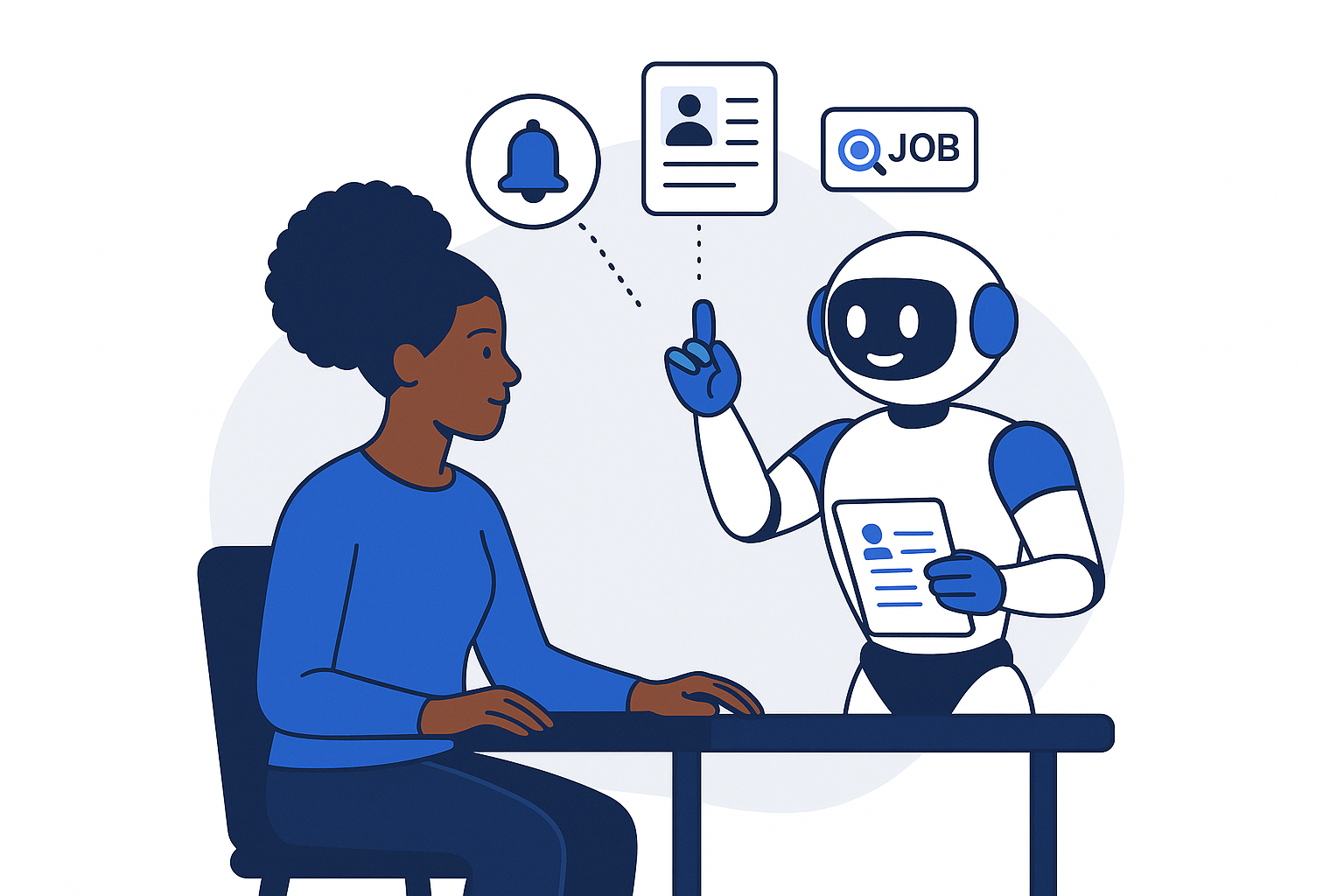 Job Autobot Illustration